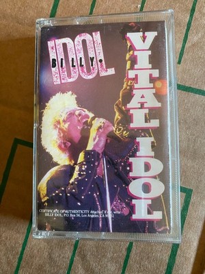 Billy Idol *Vital Idol *cassette tape *VG+/VG+ *1987 *Chrysalis *OVT 41620