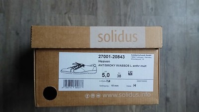 Solidus 27001 Heaven 20843 Anthrazit Ant/Smoky Schuhe Neu Gr 38