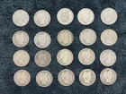 90% Silver Barber Half Dollar Lot - Roll of 20