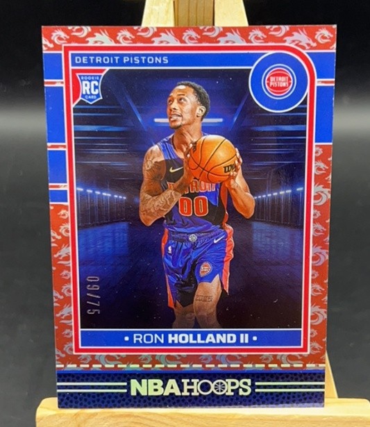 Ron Holland II 2024-25 Panini Hoops RC Dragon /75 #235