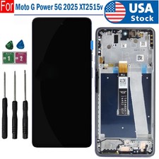 For Moto G Power 5G 2025 XT2515 XT2515V LCD Display Touch Screen Digitizer Frame