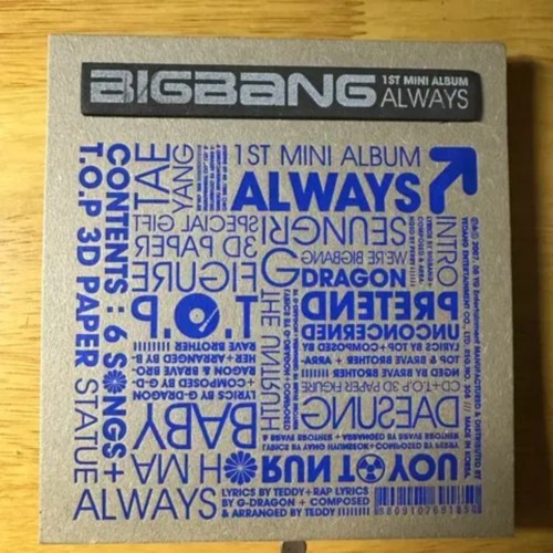 BIGBANG 1st Mini Album Always CD Photobook TOP Paper Statue Rare