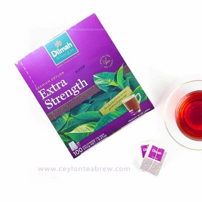 Dilmah Premium pure Ceylon Extra Strength Black Tea 100 Bags Rich in Antioxidant