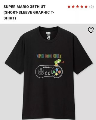 New Uniqlo Super Mario World 35th Anniversary Controller T Shirt Yoshi Sz Small Ebay New Uniqlo Super Mario World 35th Anniversary Controller T Shirt Yoshi Sz Small Ebay