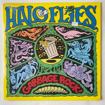 HALO OF FLIES Garbage Rocks! 1988 US Sealed CV LP Amphetamine Reptile HAZELMYER