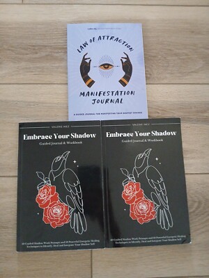 NEW Law of Attraction Manifestation Journal & Embrace Your Shadow Journal