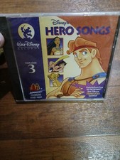 Disney's Hero Songs Volume 3 McDonalds CD 1996 Lion King, SEALED Cracked Case