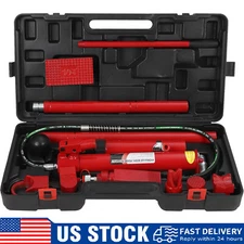 20 Ton Porta Power Portable Hydraulic Jack Kit, Lift Ram Body Frame Repair Kit