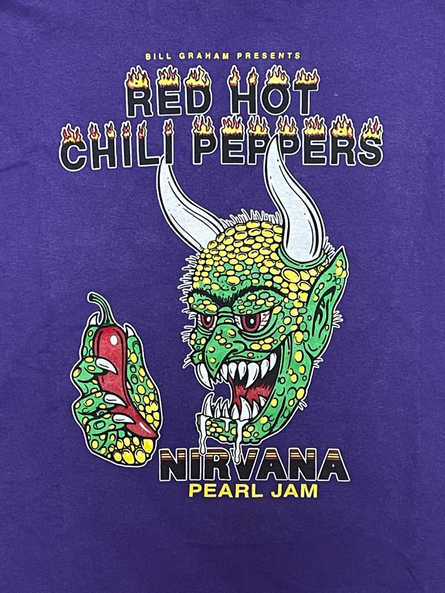 希少 レッチリ ニルヴァーナ パールジャム 91年 ライブTシャツ アメリカ製 90s vintage 1991 Red Hot Chili Peppers Nirvana Pearl Jam Concert