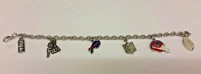 NFL Buffalo Bills Charm Bracelet, NEW