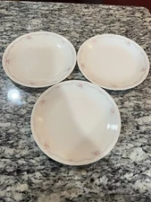 Corelle  English Breakfast Dinner Plates 10.25" Beige Set of 3 READ DESC