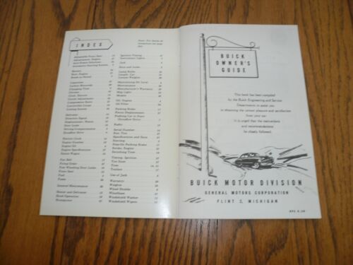 1949 Buick Special Owners Manual User Guide - Picture 2 of 7
