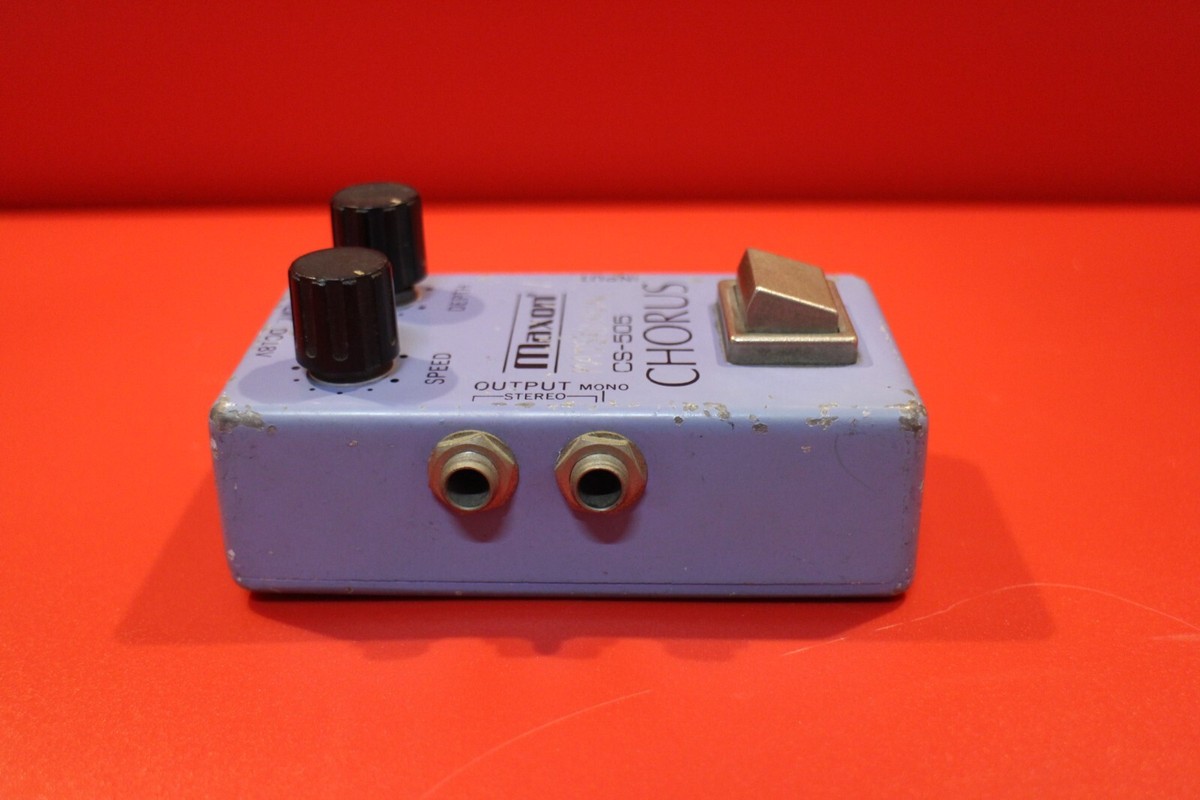 Maxon CS505 Stereo Chorus Guitar Effects Pedal From Japan Maxon CS505 Stereo Chorus Guitar Effects Pedal From Japan