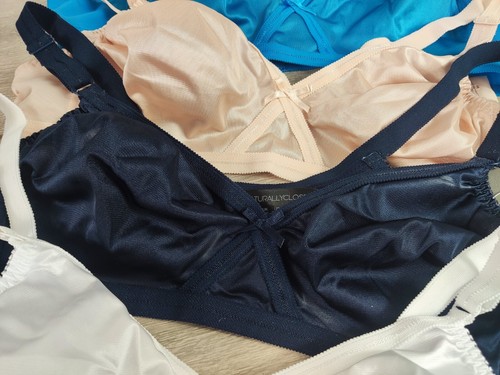 4 Pack Naturally Close JD Williams Bralette Non Wired Full Cup UK 36 B Comfort - Picture 5 of 9