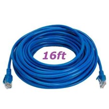 Lot of 150 Pcs Cat5 16FT RJ45 Patch Cable 500mhz Internet Network LAN Blue