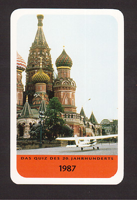 Mathias Rust Landing Plane Moscow Russia 1987 Cool Collector Card Europe