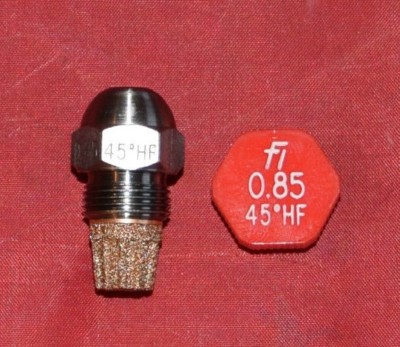 Fluidics Öldüse, Ölbrennerdüse 0,85 Usgal/h 45° HF  Hohlkegel 