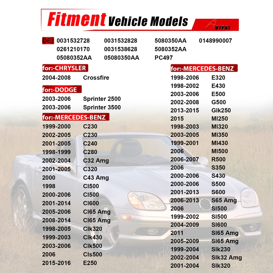 0031532828 Sensor de posición del cigüeñal para MERCEDES-BENZ C320 E430 E500 S500 S600 Foto 2 de 4