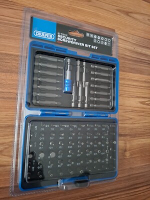 DRAPER SECURITY SCHRAUBENDREHER BIT SET 80-TEILIG MIT BITHALTER LAGERNR: 82396
