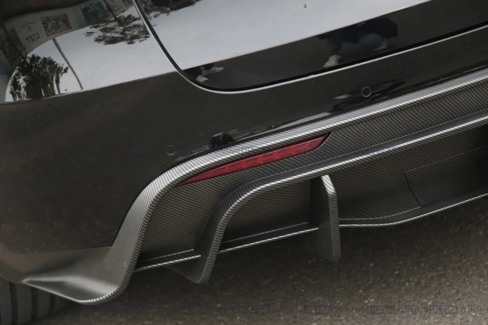 Fit For Tesla Model Y 2017-2024 Upgrade Rear Diffuser Track Style Light 2X Foto 3 de 4