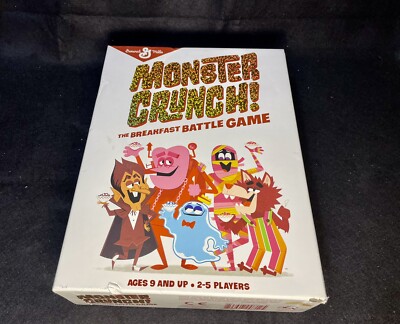 General Mills Monster Crunch! The Breakfast Battle Game Sealed 2018
