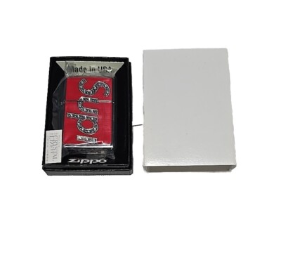 Supreme Swarovski Zippo Lighter Red FW20 Brand New Supreme New York 2020 DS 