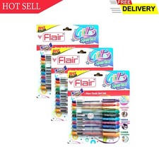Xtra Sparkle Glitter Gel 10 Colours Xtra Sparkle Gel Pen by Flair 3 Pack