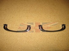 Pair Of Brand New Chrome Interior Door Pull Handles For Mgb Mg Midget 1962-1967