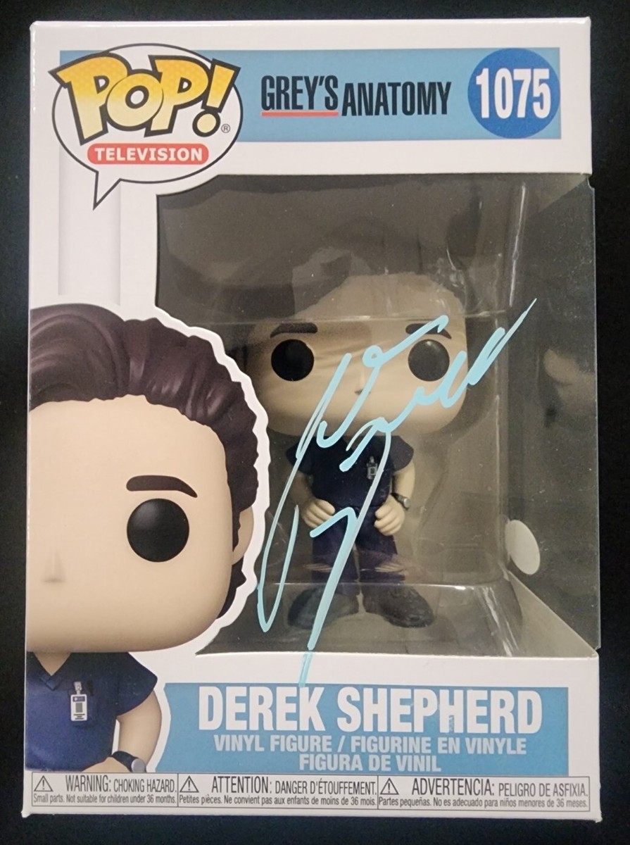 Patrick Dempsey Derek Shepard Signed Grey's Anatomy Funko
