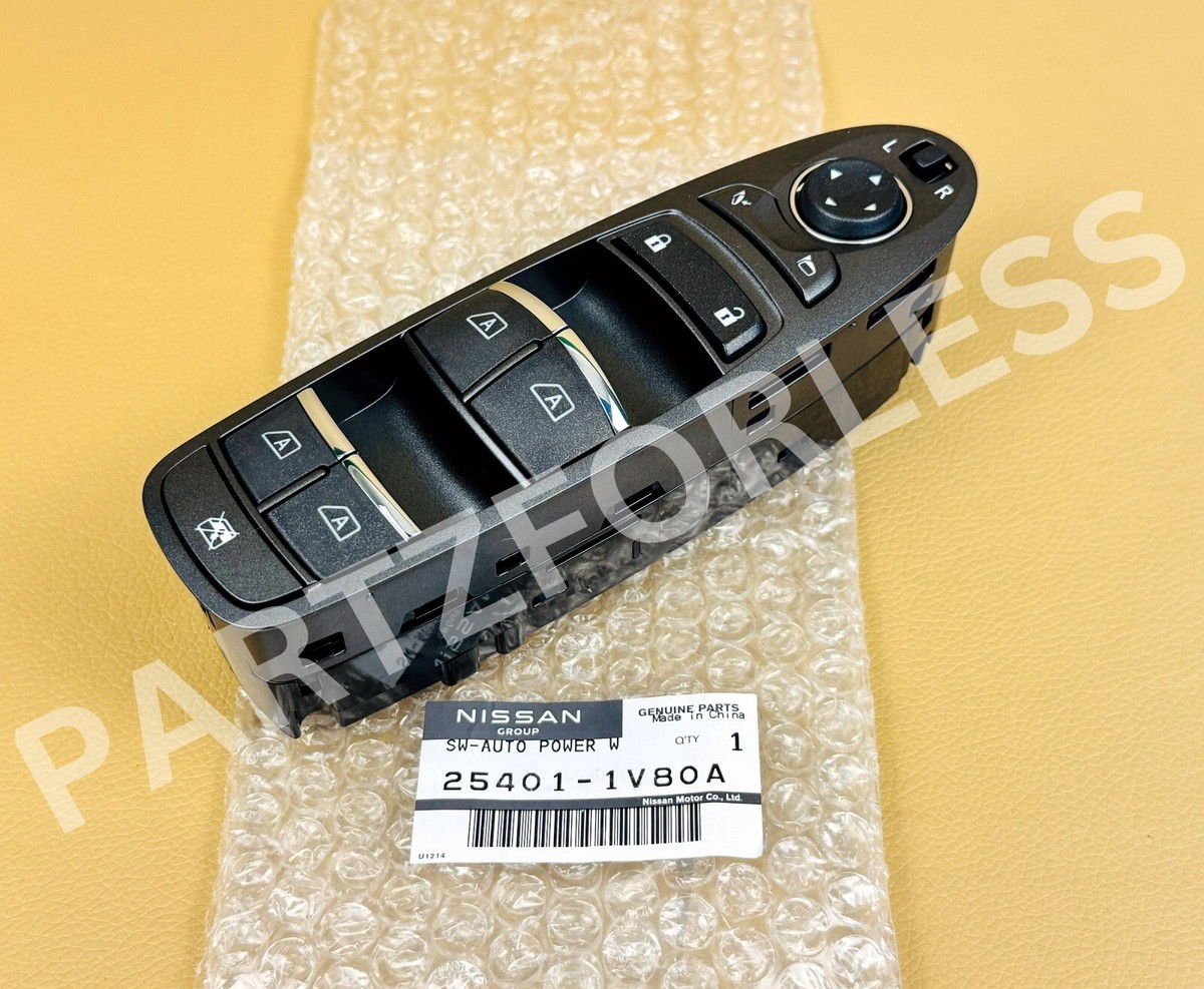 25401-1V80A NISSAN GENUINE SWITCH ASSY-POWER WINDOW