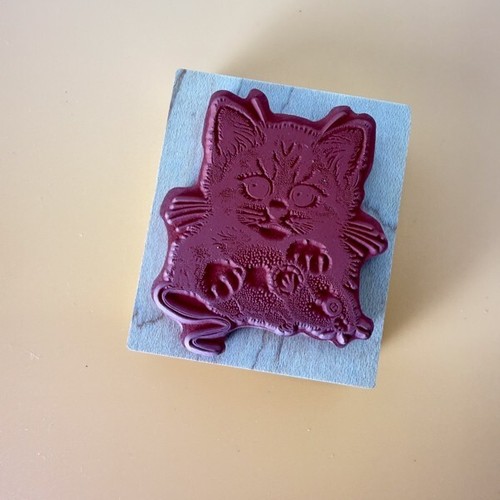 Cat and Mouse~Cute Kitten~Feline~Animal~Rubber Stamp~ 2"X 2.25"~PSX E-1249 - Picture 3 of 7