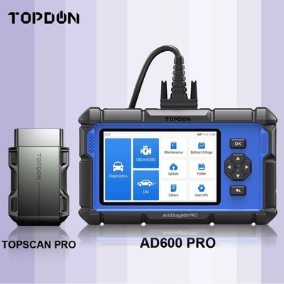 2026 TOPDON AD600S+ PRO/TOPSCAN PRO All System Car Diagnnostic Tool OBD2 Scanner