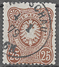 Deutsches Reich PFENNIGE 35b gestempelt geprüft (BPP WIEGAND)