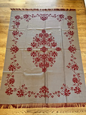 Restoration Hardware Wool Fringe Blanket Italy READ 54" x 73"