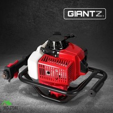 Giantz Post Hole Digger Motor Only Hand Petrol Engine Diggers E-start Red