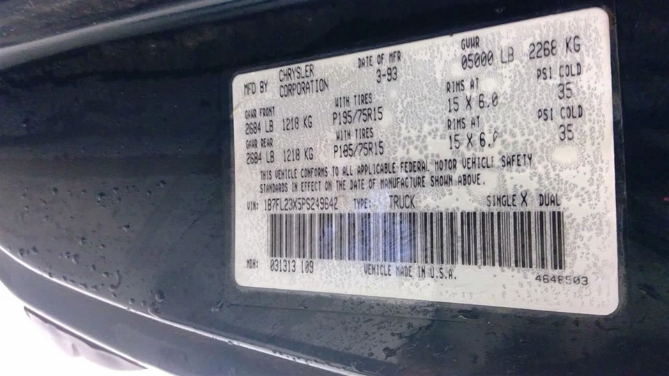 Motor limpiaparabrisas compatible con 89-96 DAKOTA 1705240 Foto 4 de 4