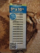 Decor Grates 3x10 FLOOR REGISTER Grey Gray Design Plastic Vent Cover Air AC NEW!