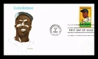 US COVER JACKIE ROBINSON BASEBALL BLACK HERITAGE FDC TUDOR HOUSE DAMAGED FRONT