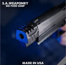 P320 Compensator – Precision Machined Muzzle Brake for 9mm Sig Sauer P320