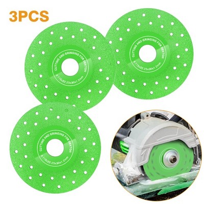 3x Diamond Chamfered Saw Blades 4.5''Tile Glass Ceramic Cutting Disc Grinder Tool