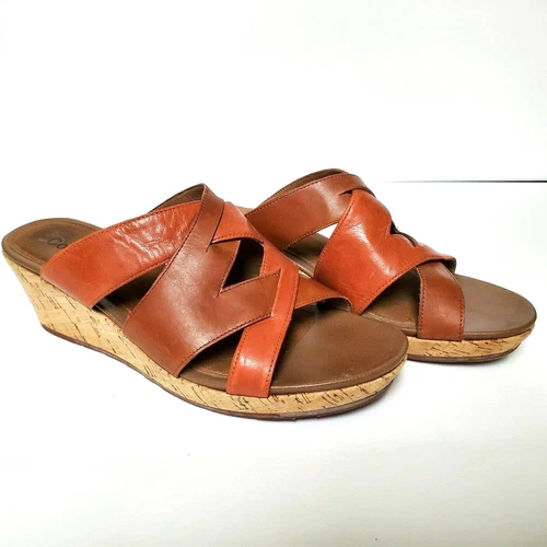 Sandali Cobb Hill Natasha Zeppa New Balance Slide Taglia 8 M Tacco Mules Sughero