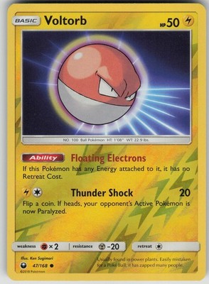 Pokemon TCG Voltorb Common Reverse Holo FireRed & LeafGreen 85/112