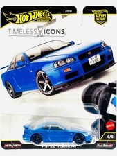 Hot Wheels Nissan Skyline GT-R V-Spec II BNR34 Car Culture Timeless Icons 2025