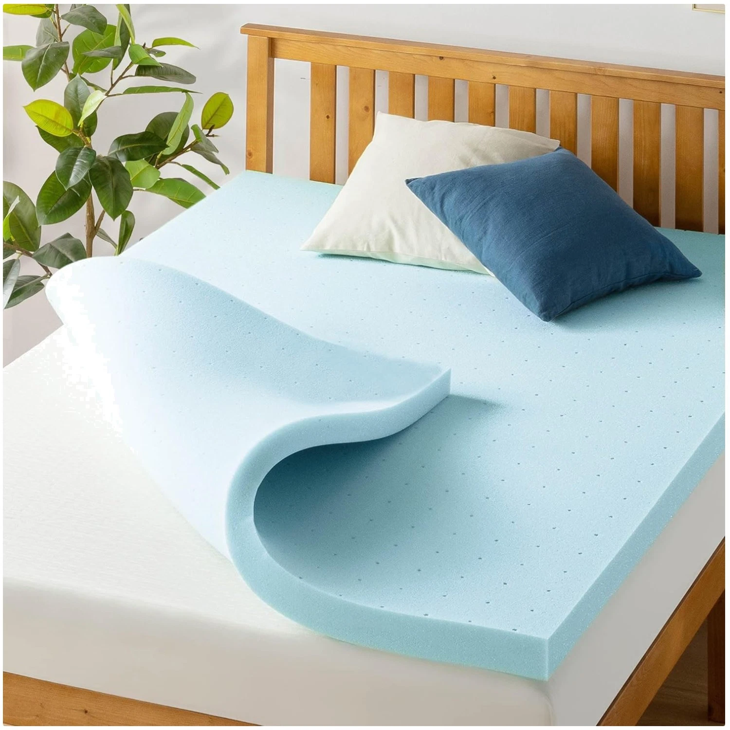 Gel Infused Memory Foam Topper, CertiPUR-US Certified