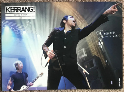 DAVEY HAVOK / AFI - 2007 full page UK magazine poster