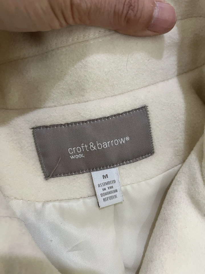 Croft and Barrow Abrigo Mujer Mezcla Lana Talla M Foto 4 de 4