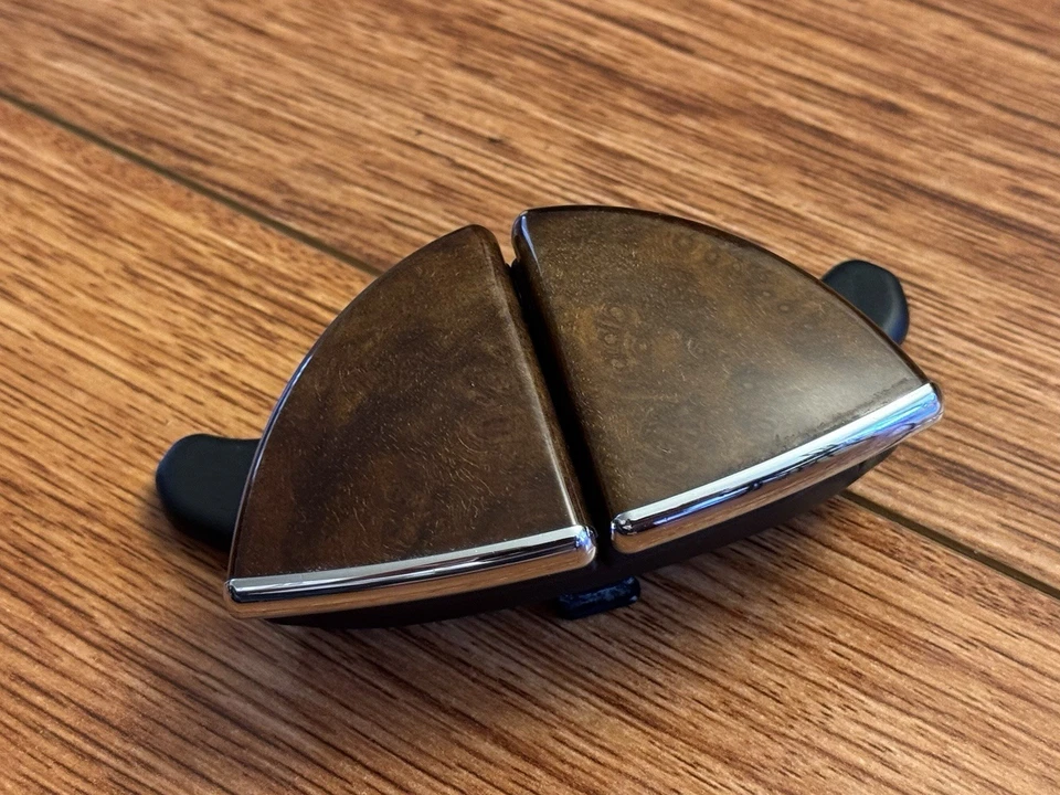 OEM 2003-2006 Mercedes-Benz W211 E320 E500 E55 reposabrazos central bloqueo de pestillo de madera Foto 3 de 4