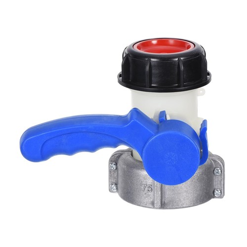 75mm IBC Tote Adapter - DN50, 1000L IBC Adapter, Butterfly Valve Switch for G...