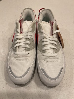 NIKE AIR MAX TERRASCAPE 90 AIR MAX 90 SUMMIT WHITE-RED CLAY MEN S SIZE 13 NEW!!!