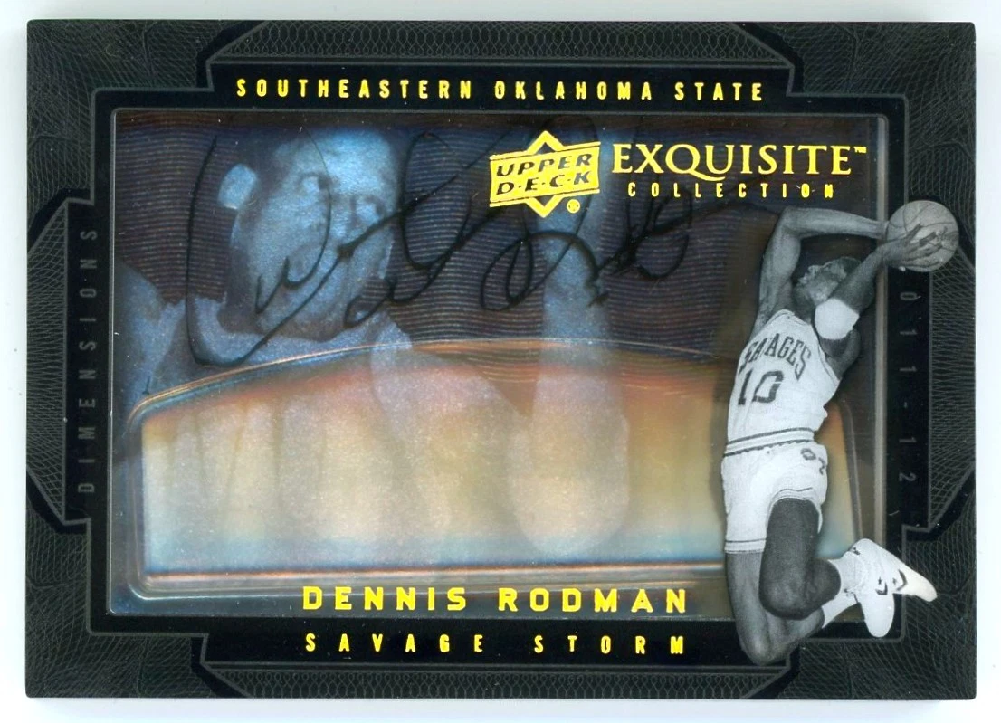 Dennis Rodman Autographed Basketball Trading Cards for sale | eBay